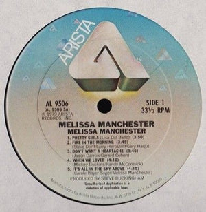 Melissa Manchester Vinyl LP Record Used Pop Music 2