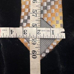 Alexander Julian Colours Tie Mens Geometric Check Woven Polyester Dress Necktie 2
