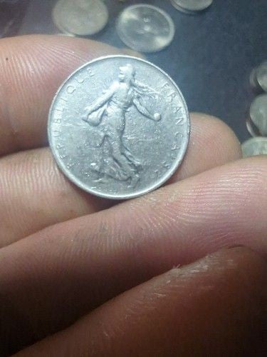 Old French Coins 1961 1 Franc Coin France As Pictured
