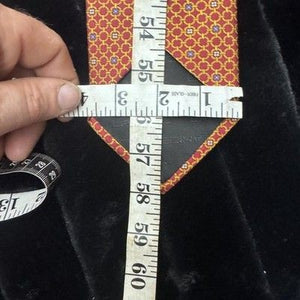 Lancel Silk Tie Mens Classic Formal Geometric Pattern Pre-Owned Made in France 5