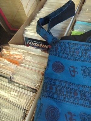 Tribe Azure Hobo Shoulder Bag Tote Boho Striped Om Hippie Purse Lots Of Pockets 5