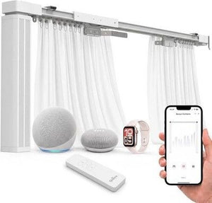 Quoya QL500 Smart Electric Curtain Track 7.2m 23’-7” Motorized White NEW IN BOX 1