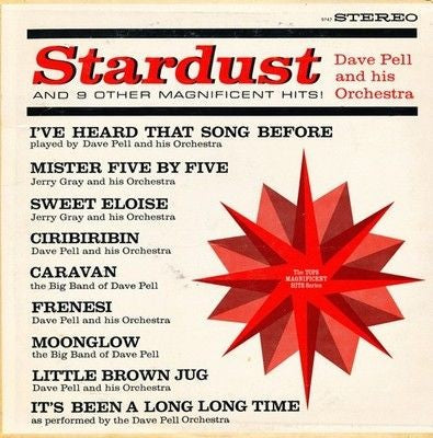 Dave Pell And His Orchestra Stardust Vinyl Record
