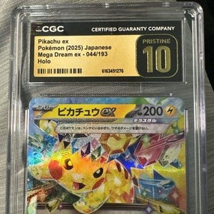 Pikachu EX 033 Pristine CGC 10 3