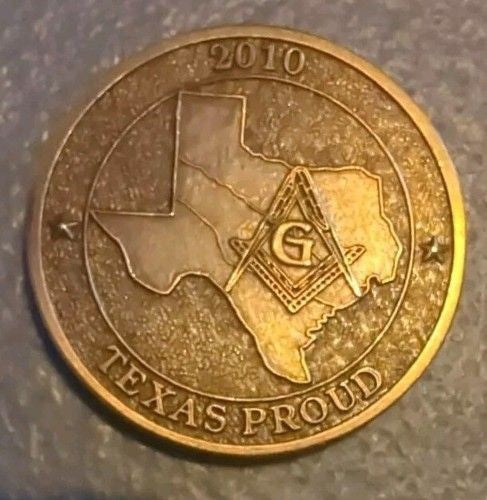 Masonic 2010 Grand Master Texas O’Neil Coin