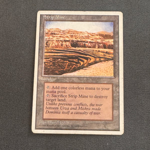 Strip Mine Fourth Edition 363 MTG Magic The Gathering MP 1
