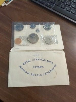 1972 Canada Uncirculated Mint Set Rare Original Choice Set 1