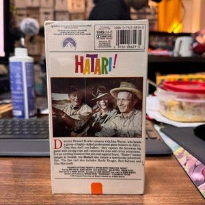 Hatari John Wayne VHS Movie Paramount Pictures 1962 Adventure Film 2