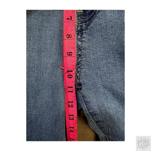 GIRL VIVI Straight Women's Jeans Size 5 Medium Wash Distressed 4