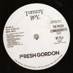 Fresh Gordon Vinyl Record The Fresh Commandments My Fila Used 12 Inch 2