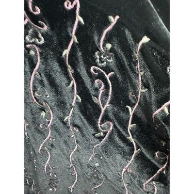 Disney Catalog Embroidered Crushed Velvet Mickey Mouse Blouse