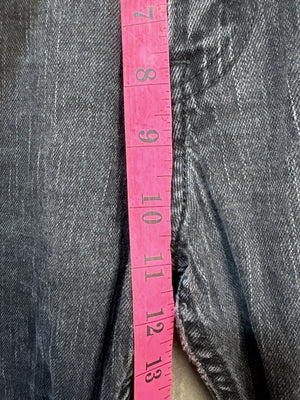 Levi's 569 Men's Straight Fit Black Denim Jeans, Size 32x32 3