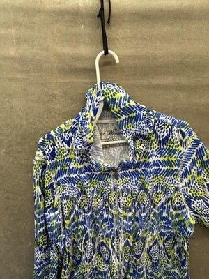 Onque Woman Jacket Womens 2XL Zip Hoodie Lightweight Pattern Pockets Casual Pre- 3