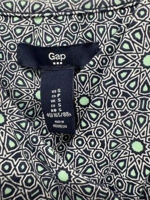 Gap Dress Womens Small Maxi Sleeveless Geometric Print Lightweight Tank