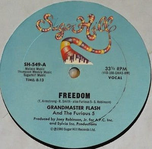 Grandmaster Flash And The Furious 5 Freedom 12" Vinyl Record 1