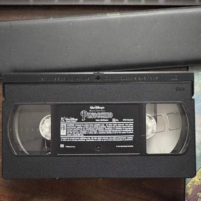 Walt Disney Masterpiece Pinocchio VHS Tape NTSC Standard