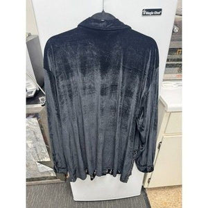Disney Catalog Embroidered Crushed Velvet Mickey Mouse Blouse 4
