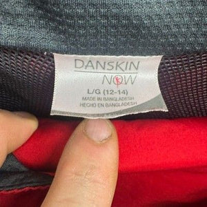 Women’s Red Danskin Windbreaker Tracksuit Jacket Coat Size L Pants M 3