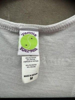Tennis Karma Tank Top Womens Medium Athletic Sleeveless New with Tags