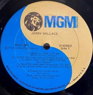 Jerry Wallace Vinyl LP Record Used 5