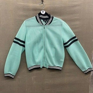 Mod|x Geometric Summer Jacket Aqua Black SZ Large 3