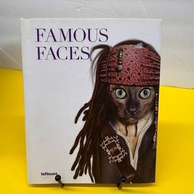 Famous Faces teNeues Hardcover Book Animal Celebrity Portraits Pop Culture Art