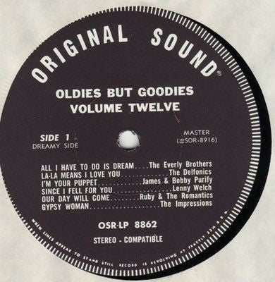 Various Oldies But Goodies - Vol. 12 Vinyl LP Record