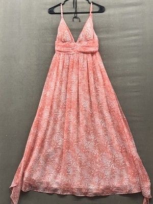 Moda International Dress Womens Small Maxi Sleeveless V Neck Boho Summer Casual 1