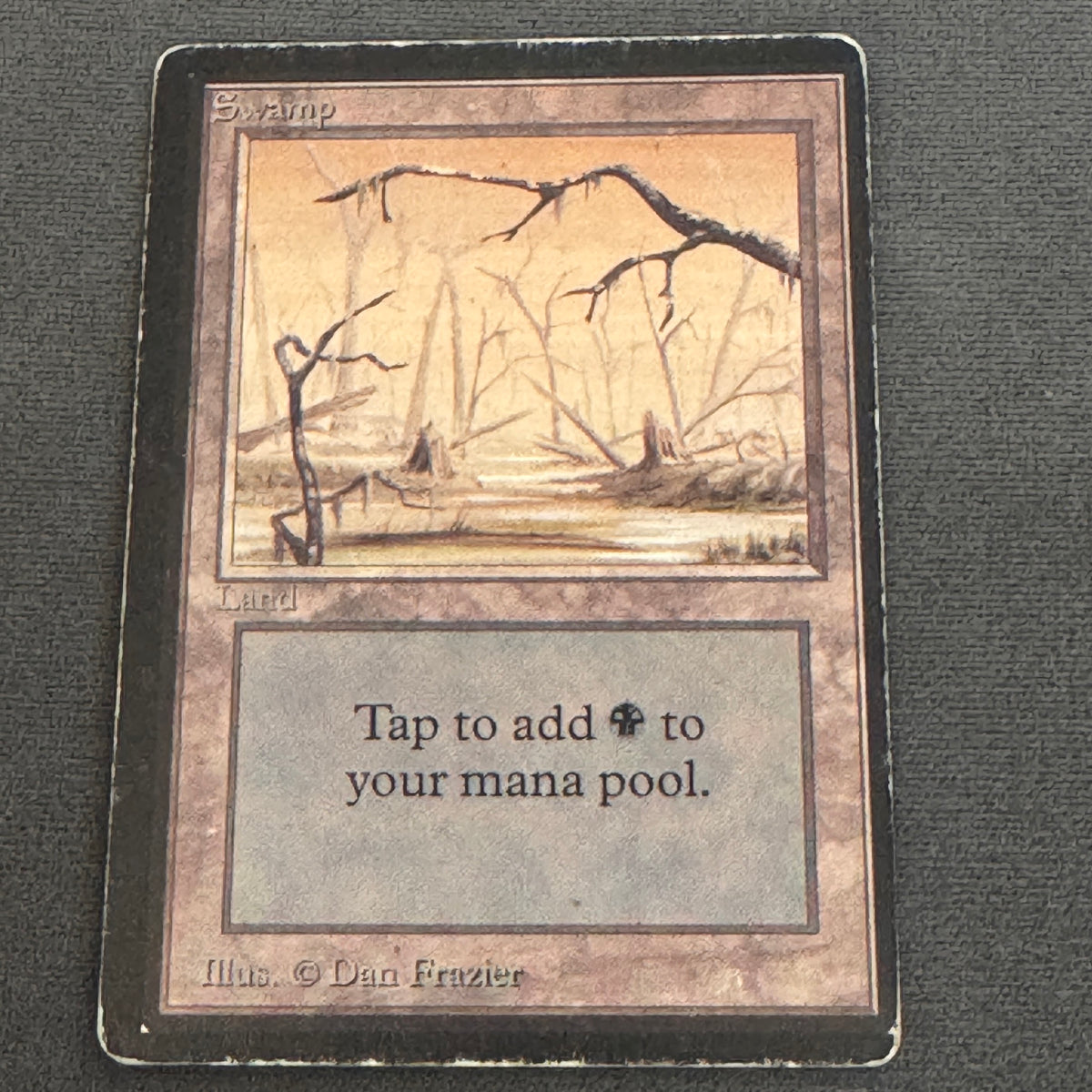 Swamp (B) Limited Edition Beta 295 MTG Magic The Gathering MP
