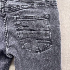 Steves Jeans Jeans Womens 8 Black Distressed Skinny Stretch Denim Pockets 2021 1