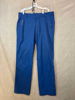 NikeGolf Men's Blue Dri-Fit Tour Performance Pants 34x32 Pre-Owned Microfiber 1