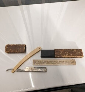 VINTAGE J.A. HENCKELS STRAIGHT RAZOR, TWIN WORKS GERMANY, #30 GRAEF SCHMIDT #RZ5 2