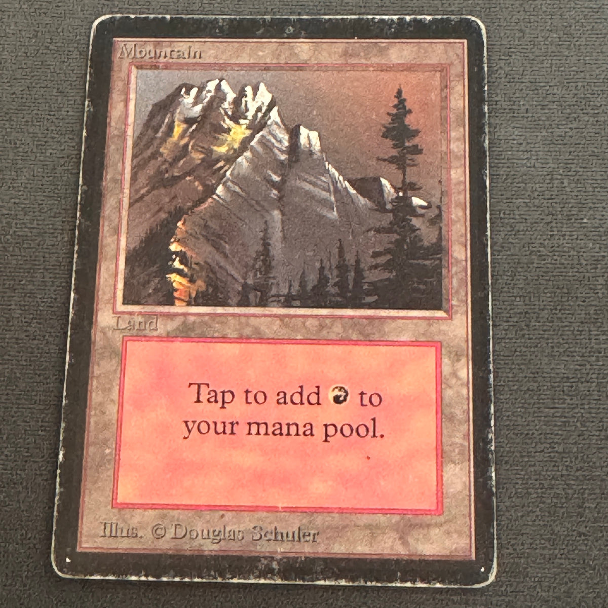 Mountain (A) Limited Edition Beta 297 MTG Magic The Gathering MP #2