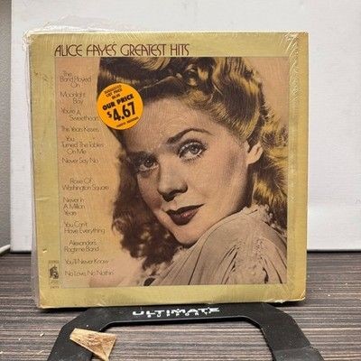 Alice Faye Alice Faye's Greatest  Hits Vinyl LP Record