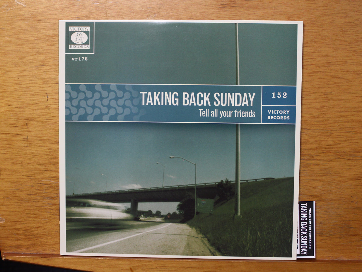 Taking Back Sunday Tell All Your Friends LP Victory Records vr176 2002