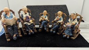 Victoria Collection 2003 Joanna & John Figurines 5 Total in Set 2 x 8"  + 3 x 5" 4