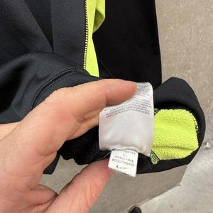 Nike Hoodie Youth Small Black Volt Therma-FIT Fleece Lined Pullover Pre-Owned 5