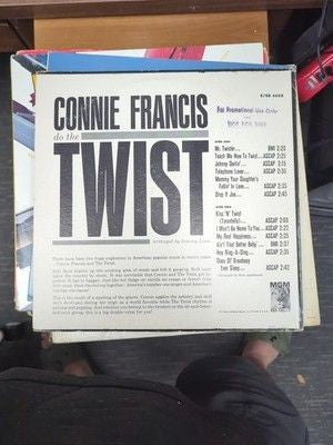 CONNIE FRANCIS do the twist 1962 UK MGM High Fidelity VINYL LP Rare Promo E4022