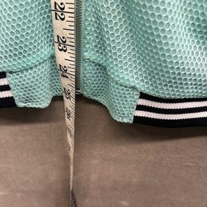 Mod|x Geometric Summer Jacket Aqua Black SZ Large 5