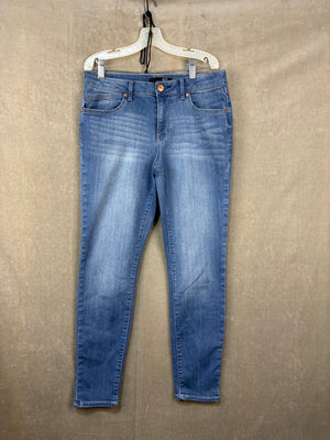 1822 Denim Jeans Women Size 8 Blue Medium Wash Straight Fit Pre-Owned 1