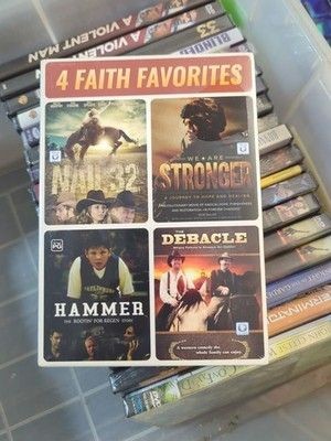 4 Faith Favorites (DVD) Nail 32 We Are Stronger Hammer The Debacle Western 1
