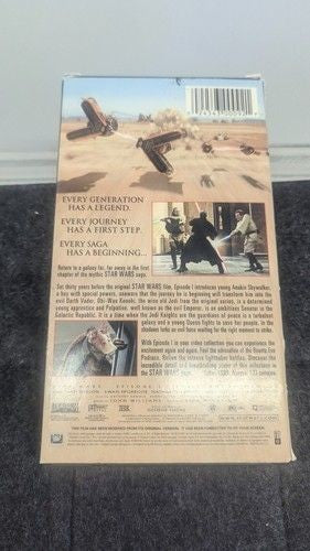 Star Wars Episode I The Phantom Menace VHS Full Screen THX Sound Very Good