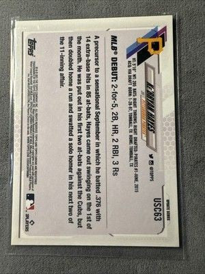2021 Topps Chrome Purple Refractor Ke'Bryan Hayes #191 RC Pittsburgh Pirates