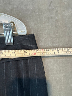 NINE WEST Dress Pants Dark Gray Light Gray Pinstripes Size 4P Good Condition 5
