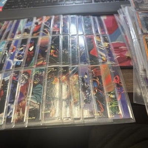 1994 Flair MARVEL UNIVERSE Complete Card Set 1-150 & 18 Card POWER BLAST 3