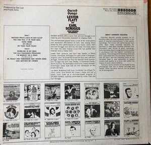 Lester Flatt And Earl Scruggs Sacred Songs Vinyl LP Record Used 2