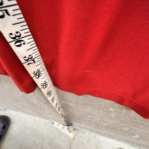 LOFT Dress Womens Small Red Collared Button Front Belted Short Sleeve Waist Tie 3