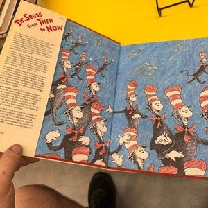 Dr Seuss From Then to Now Hardcover Biographical Retrospective Art Random House 1