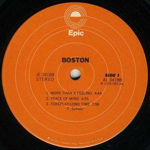 Boston Vinyl LP Record Used Rock Album 1