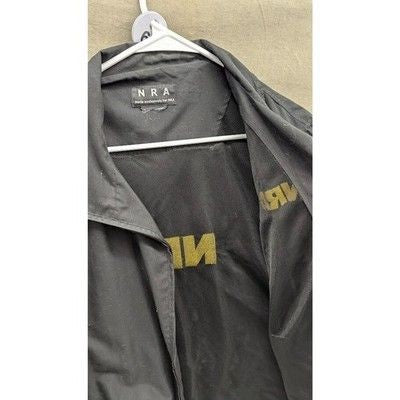 Vtg NRA Mens Jacket Size L Black NRA Logo Eagle